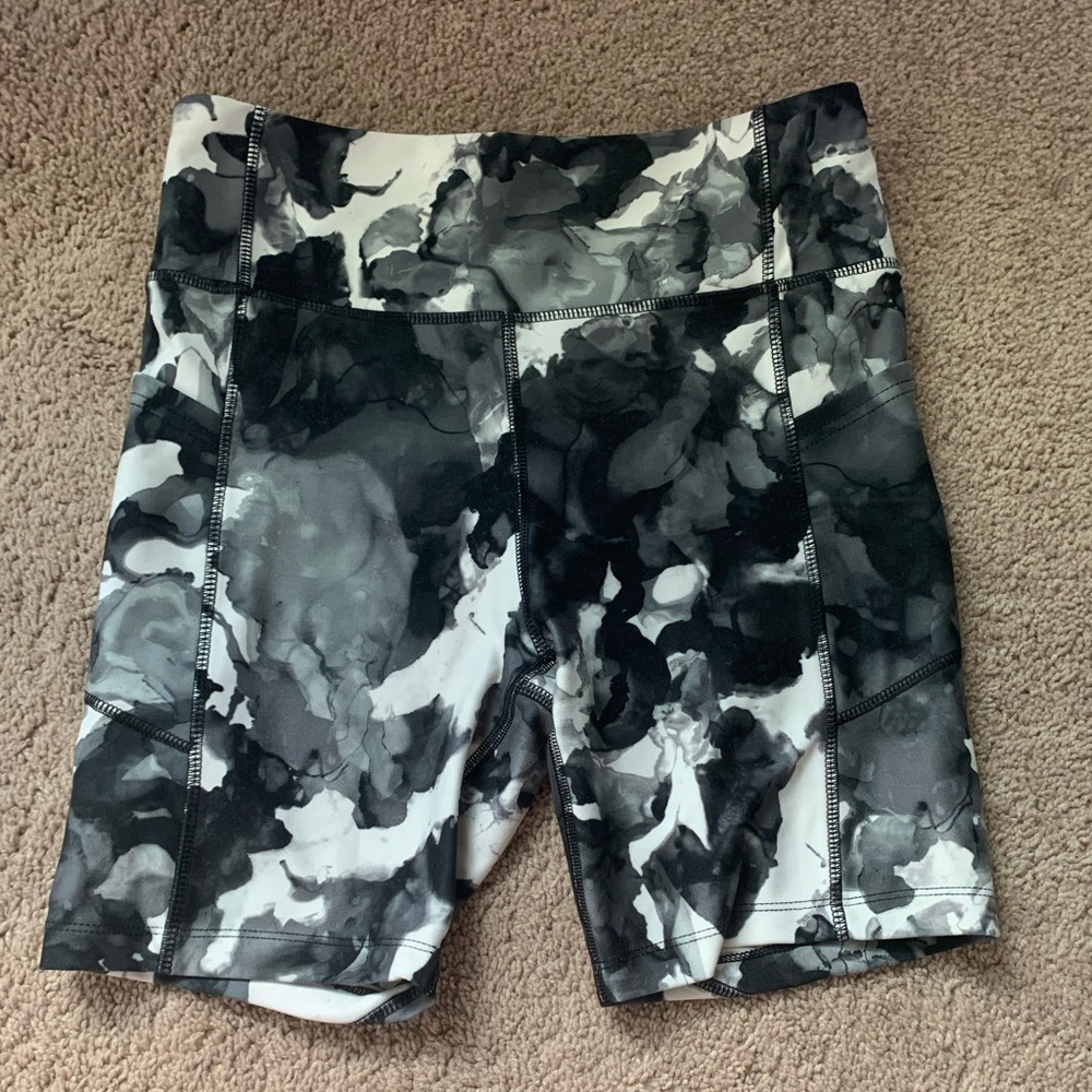 Biker shorts.